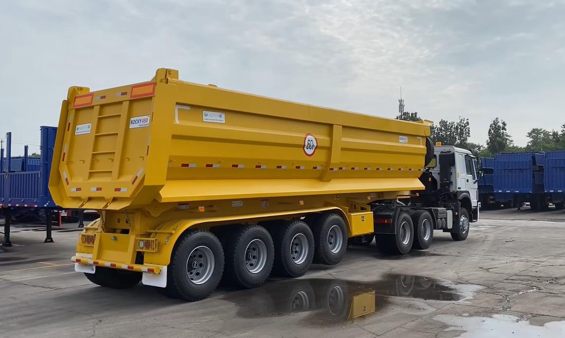 4 Axle 40 Cubic Tipper Semi Trailer6